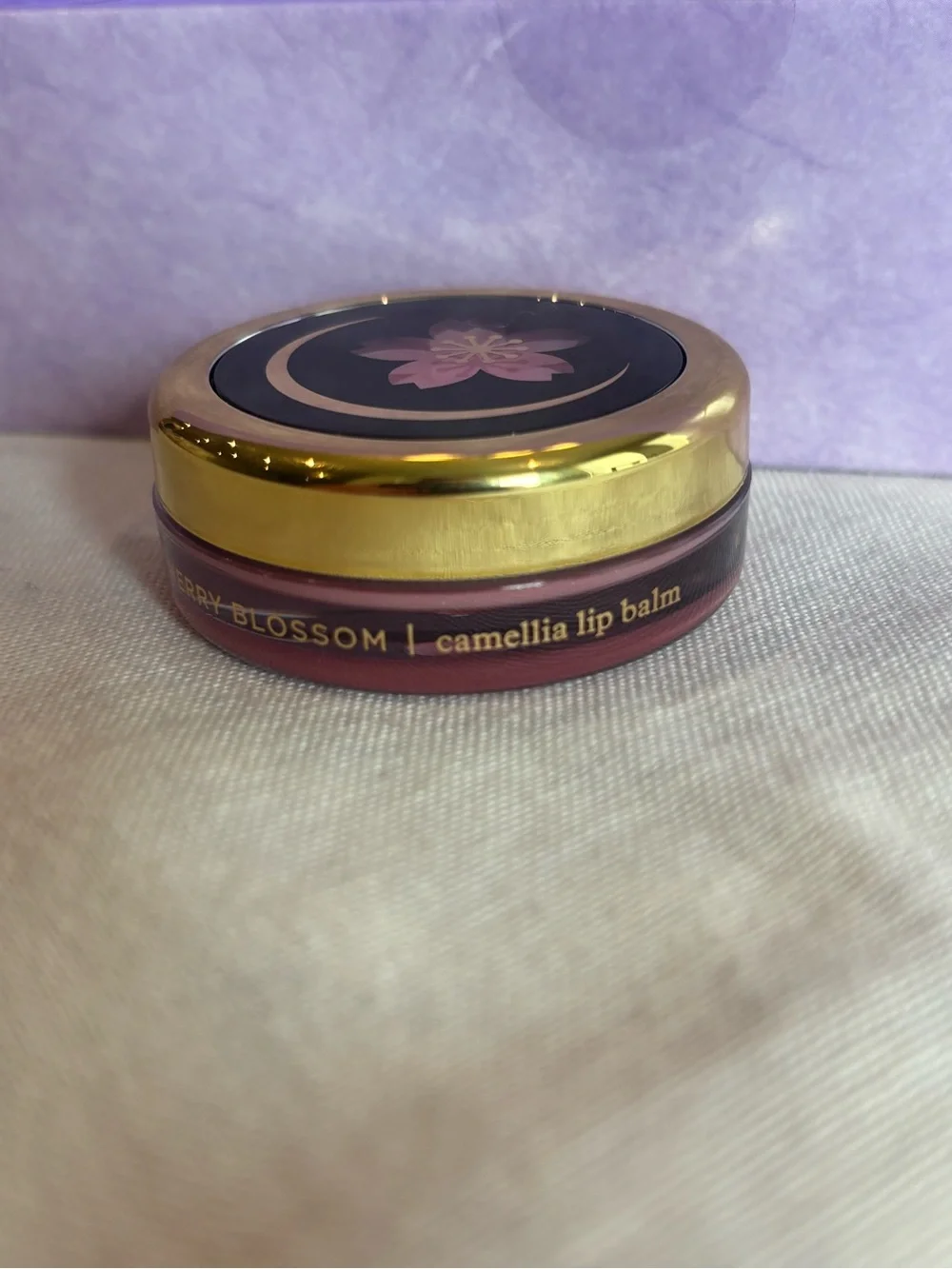 Tatcha Cherry Blossom Camellia Lip Balm Limited Edition New
